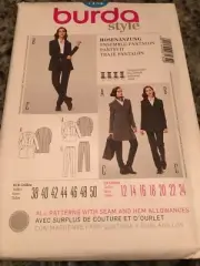 Burda Pattern 7134 Misses Jacket, Pants / Suit Sz 12-24