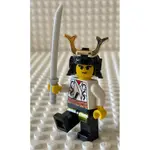 LEGO樂高 二手 絕版 忍者系列 3050 3053 早期忍者 日本武士 幕府將軍 白武士