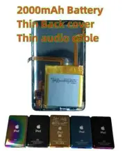 LG 2000mAh Replace Battery+Back Cover Upgrade kits for iPod Video 5/ Classic 6 7