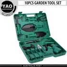 Garden Tool 10Pcs/Set Shovel Harrow Potted Flower Gardening Tools Gift Kit Glove