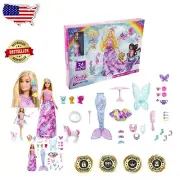 Enchanting 24-Day Dreamtopia Advent Calendar Featuring Doll & Mix-and-Match Toys