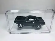 Johnny Lightning CUDA BLACK & AW chassis & Display case for AURORA AFX TYCO