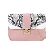 2 Pcs PU Leather Crossbody Bags Small Hit Colour Summer Lady Shoulder Handbags Female Simple Totes for Women