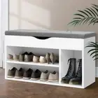 Shoe Rack Storage Bench Cabinet Box Drawer Organiser Shoes Shelf Drawers Organis