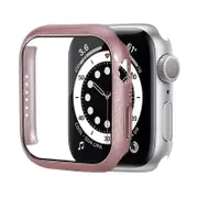 MCC For Apple Watch Ultra Gen 1/2 Case with Tempered Glass Protector 49mm [Rose Gold]