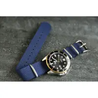 在飛比找蝦皮購物優惠-藍色22mm~Nylon Watch Strap 尼龍NAT