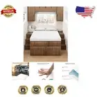CertiPUR-US 48x75 RV Memory Foam Mattress Topper with Washable Breathable Cover