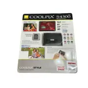Nikon COOLPIX S4300 16.0MP Digital Camera Red Bundle Package SEALED In Package