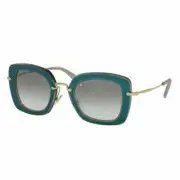 MIU MIU - womens sunglasses - MU07OS ROY 1E0 - Blue / Green - Gold