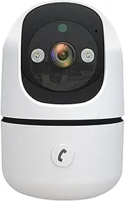 Indoor Camera, 2K WiFi Cameras for Home Security with Motion Detection and Night Vision, 360° Baby/Pet Camera with Phone App, Security Camera with