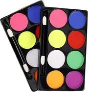 Versatile Oil- Painting Kit 8 Colors Body Paint Palette for Boys and Girls Adults Festivals Theatrical Performances