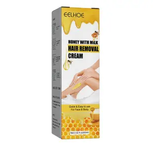 EELHOE milk honey hair removal cream for armpits, arms and l