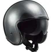 OF599 Spitfire Jeans Titanium Jet Helmet