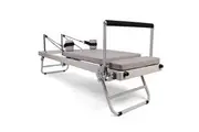 Pilates Reformer Foldable Pilates Machine Core Pilates Bed Max Load 120kg with Adjustable Resistance Fit Various Heights for Home Gym Workouts Save Space