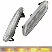 Sequential Blinker For Mini Cooper Countryman R60 R61 Clear LED Side Marker Lamp (for: Mini)