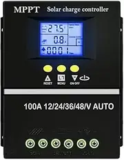 100A Solar Charge Controller LCD Display Regulator Intelligent Regulator Charge Controller