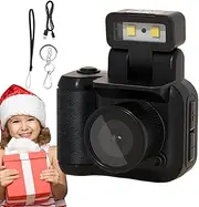 Retro Video Camera | Vintage 1080p Digital Camera With Led Flash Light | Small Digital Camera | Adorable Vintage Camera | Compact Digital Camcorder | Portable Digital Camera For Vlogging & Recording