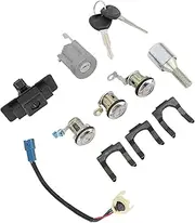 Lock Cylinder Key Set, Wear-Resistant, Heat-Resistant MR259766 Fit for Pajero Montero II 2.