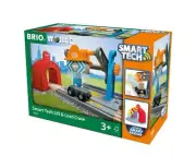 BRIO World Smart Tech Lift and Load Crane - 33827 FreePostage Swedish Design