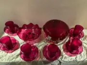 New Tupperware Beautiful and UNIQUE Acrylic Open House Set with 15 pieces