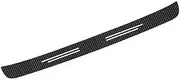 for BMW, X6 E71 E72 F16 Car Trunk Scuff Plate Carbon Fiber Sticker Rear Bumper Decoration Decal Rear Bumper Protector Strip