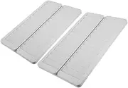 [COMPUKAS] 2pcs Wall Mounted Attendance Card Rack Retractable Employee Card Holder Office Document Storage Shelf for Warehouse Factory Use