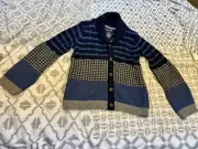 Jarvis Archer Boys Blue Cardigan Sweater Size 5