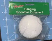1998 The Christmas Collection Snowball Christmas Ornament NIP