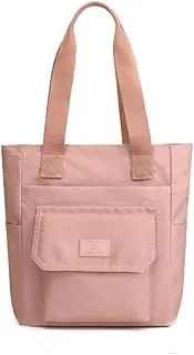 [CXSNB] Women's Handbags & Shoulder Bags Waterproof Nylon Tote Bag with Zippers Multi Pockets for Travel School Shopping