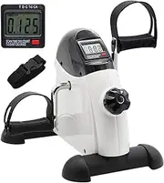 [Hausse] Portable Exercise Pedal Bike for Legs and Arms, Mini Exercise Peddler with LCD Display