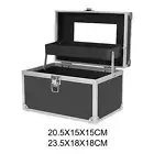 Manicure Supplies Case with Handle Makeup Train Case for Aesthetic Supplies