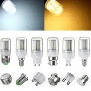 E27 E14 E12 G9 GU10 B22 4014 SMD 4W LED Corn Light Bulb Lamp for Home GU10 PURE WHITE