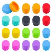 54 Pcs Silicone Beer Bottles Caps for Home Brewing Soft Drinks Soda Bottles
