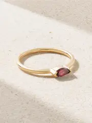 [Melissa Joy Manning] Melissa Joy Manning - 14-karat Recycled Gold Rhodolite Ring - 5 5 Gold