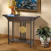 Fin Delicate & Sturdy Entrance Console Table Hallway Table Storage Drawer Art Decor