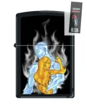 Zippo 218 Man & Woman Passion Barrett Smythe Collection Lighter + FLINT PACK