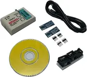 High Speed USB SPI Chip Programmer, EZP2023 IC Eprom Programmer With Adapter, Super Fast Read And Write Speeds, Automatic Chip Detection(EZP2023 5 Adapter)