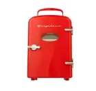 New Vintage Frigidaire 6-Can Mini Retro Beverage Fridge RED Red Mini Fridge
