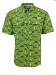 Magellan Men's Laguna Madre (XL) Dad Lawn Camo Short Sleeve Top - X Large