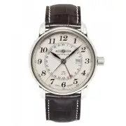 Zeppelin 7642-5 LZ127 Graf Beige Dial GMT Wristwatch