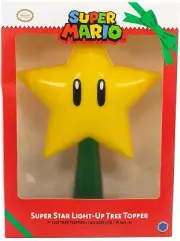 Super Mario Super Star Light-Up Tree Topper