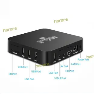 【F】機頂盒 mxqpro 4k v88 智能網絡播放器 tvbox 高清機頂盒 s905w 集