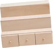 Delicate Mini House Decor 1:12 Scale Miniature Furniture Children's Toy Desktop Miniature Shelf