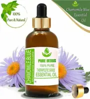 Pure Herbs Chamomile Blue 100% Pure Matricaria recutita Essential Oil FF945