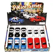 POLICE & FIRE SERIES DIECAST CAR PACKAGE BOX OF 12 ASSORTED 5 INCH DIECAST CARS