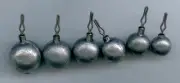 10 of 5/16 oz lead round drop shot weights ( BALL STYLE )