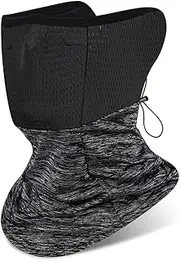 Sunproof Ice-Silk Mesh Cycling FA Asks Anti-Sweat Helmets Inner Facecover Cycle Rading Lining FA Ask Grey