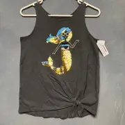 Carter's Kids Sequins Mermaid Tank Top Tie Girls 14 Summer Comfy New Changeable
