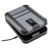 Gun Safe Hard Case Key Lock Box Pistol Handgun Firearm Carrying TSA Approved