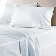 Sheridan Keaton 400TC Sheet Set in Barely Blue Size: King Cotton